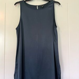 Eileen Fisher Gray Tank Top with Classic Round Neckline